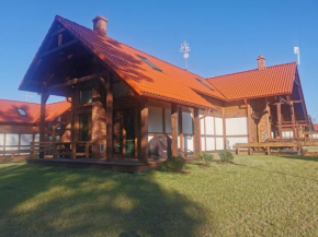 Kaszuby w Ostoja Bukowo - U Małgośki domek 6 z widokiem na las i internetem
